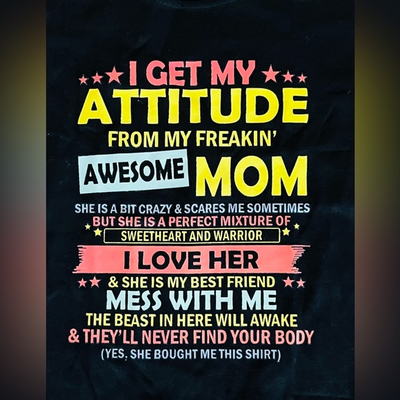 FUNNY KIDS T-SHIRT—BRAND NEW—SIZE 5/6–GREAT FOR MOTHERS DAY—GREAT GIFT—UNISEX - Picture 6 of 7